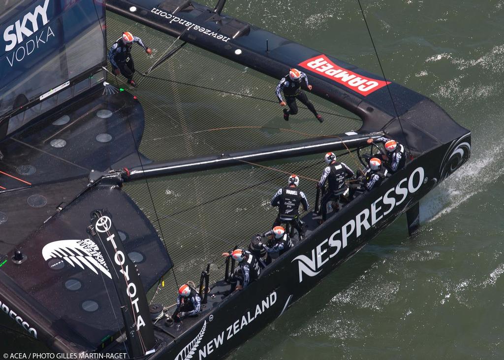 34th America&rsquo;s Cup - Day 1 of racing for the LV Cup, Emirates Team NZ photo copyright ACEA - Photo Gilles Martin-Raget http://photo.americascup.com/ taken at  and featuring the  class