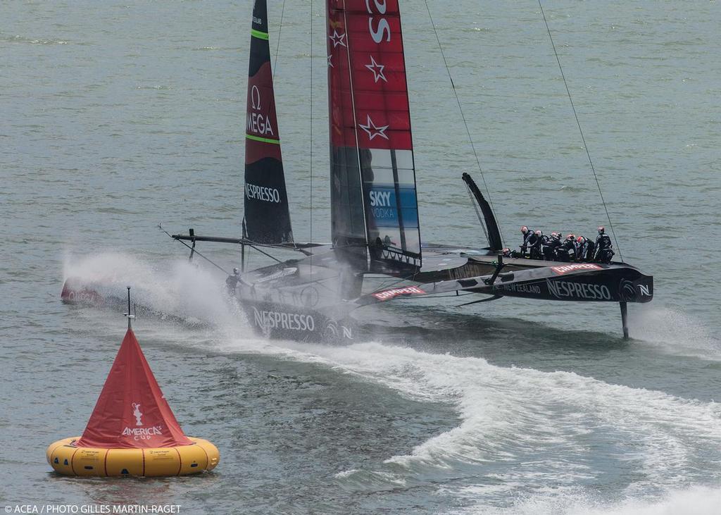 34th America’s Cup - Day 1 of racing for the Louis Vuitton Cup, Emirates Team NZ photo copyright ACEA - Photo Gilles Martin-Raget http://photo.americascup.com/ taken at  and featuring the  class