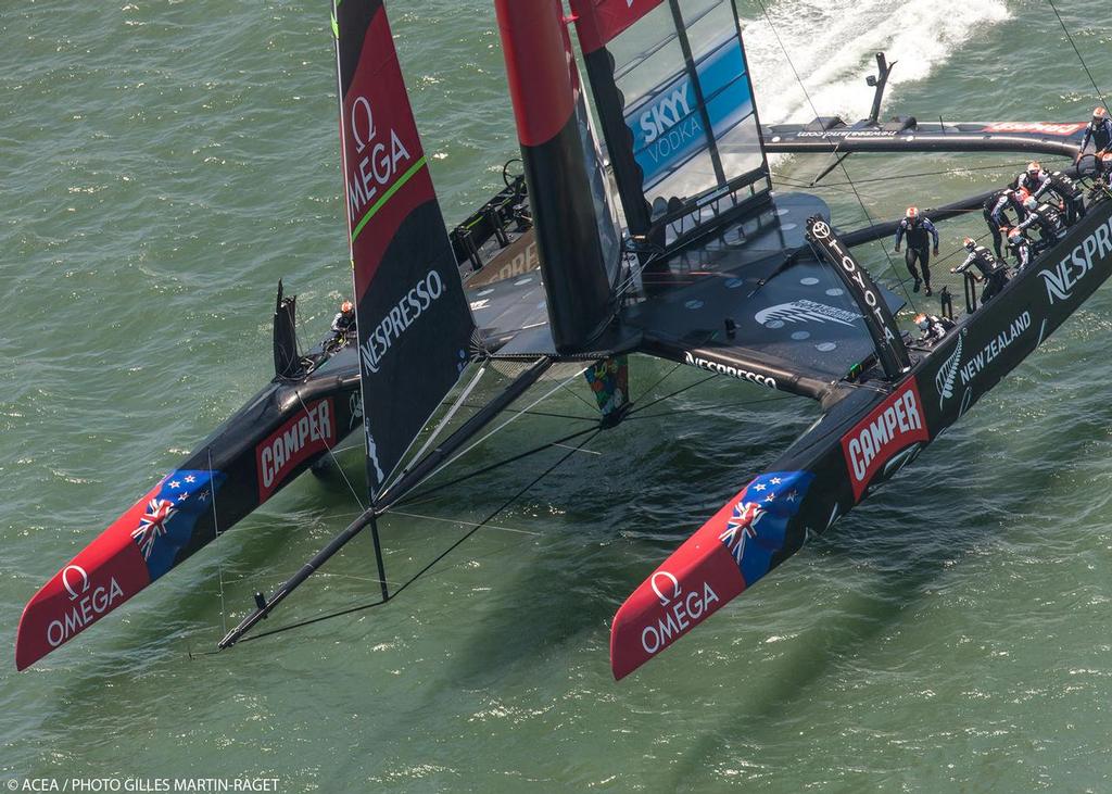 34th America&rsquo;s Cup - Day 1 of racing for the LV Cup, Emirates Team NZ photo copyright ACEA - Photo Gilles Martin-Raget http://photo.americascup.com/ taken at  and featuring the  class