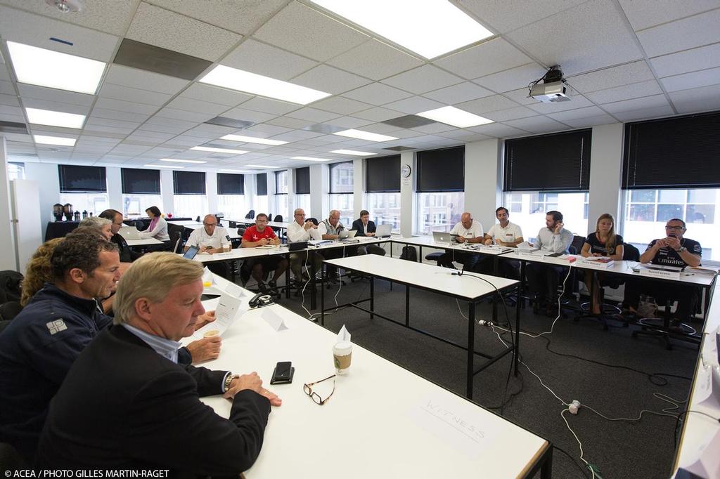 San Francisco (USA,CA) - 34th America’s Cup - Jury Meeting, July 8 © ACEA - Photo Gilles Martin-Raget http://photo.americascup.com/