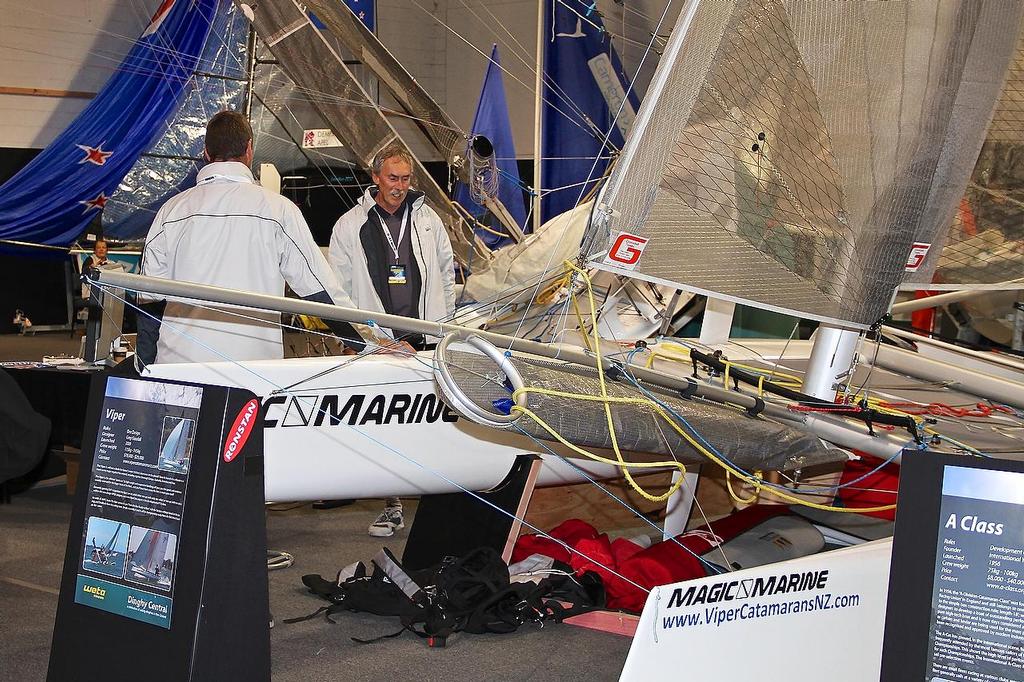 Multihulls and skiffs are a big part of the displays - Hutchwilco Auckland Boatshow 2013 - Day 2 © Richard Gladwell www.photosport.co.nz