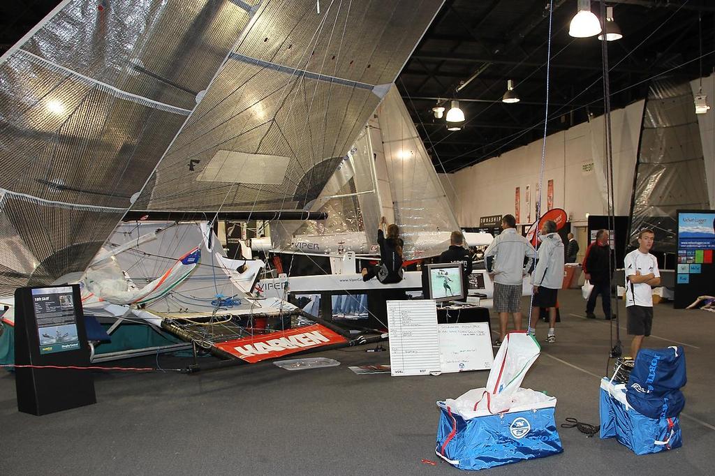 18ft Skiff and Kite Hoist - Hutchwilco Auckland Boatshow 2013 - Day 2 © Richard Gladwell www.photosport.co.nz