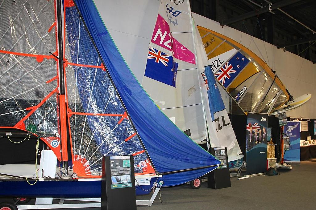 29er, Womens 470 and JP Tobin’s RX - Hutchwilco Auckland Boatshow 2013 - Day 2 © Richard Gladwell www.photosport.co.nz