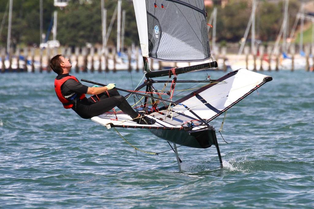 Foiling Moths provide a good training option for the AC72 and similar photo copyright Richard Gladwell www.photosport.co.nz taken at  and featuring the  class