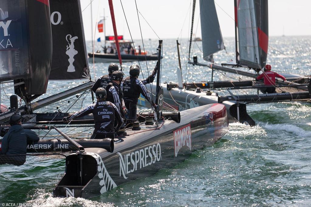 17/04/2013 - Napoli (ITA) - America's Cup World Series Naples 2013 - Official Training Day photo copyright ACEA - Photo Gilles Martin-Raget http://photo.americascup.com/ taken at  and featuring the  class