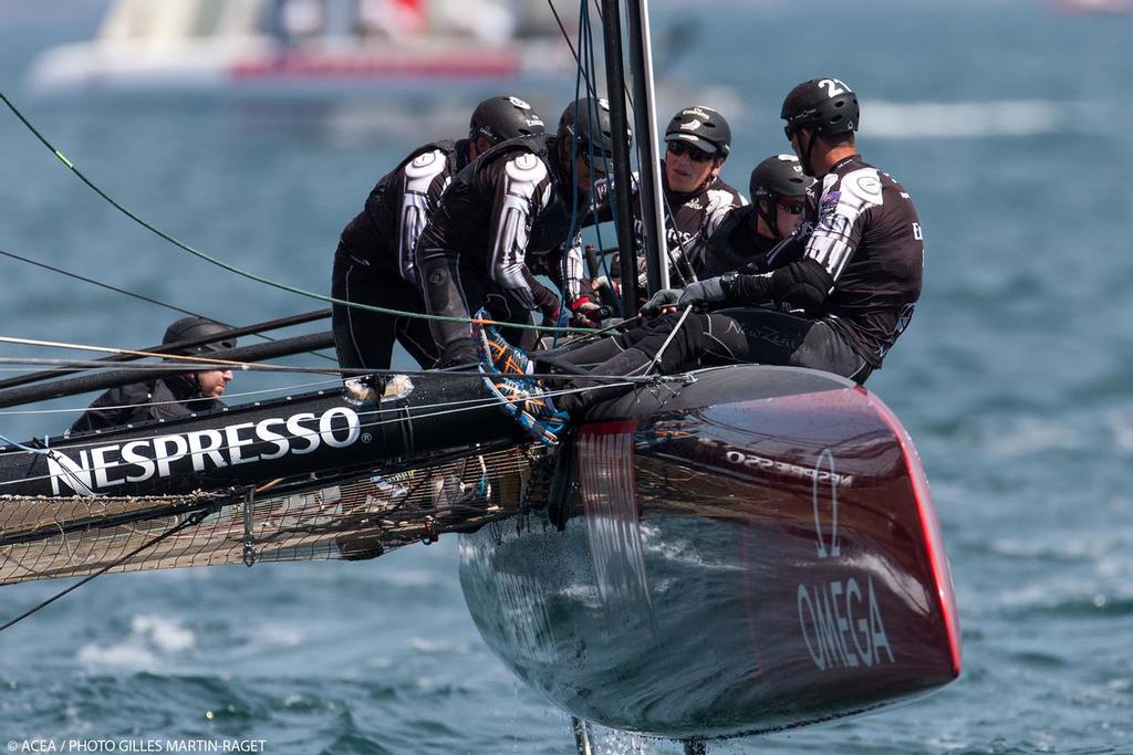 17/04/2013 - Napoli (ITA) - America's Cup World Series Naples 2013 - Official Training Day photo copyright ACEA - Photo Gilles Martin-Raget http://photo.americascup.com/ taken at  and featuring the  class