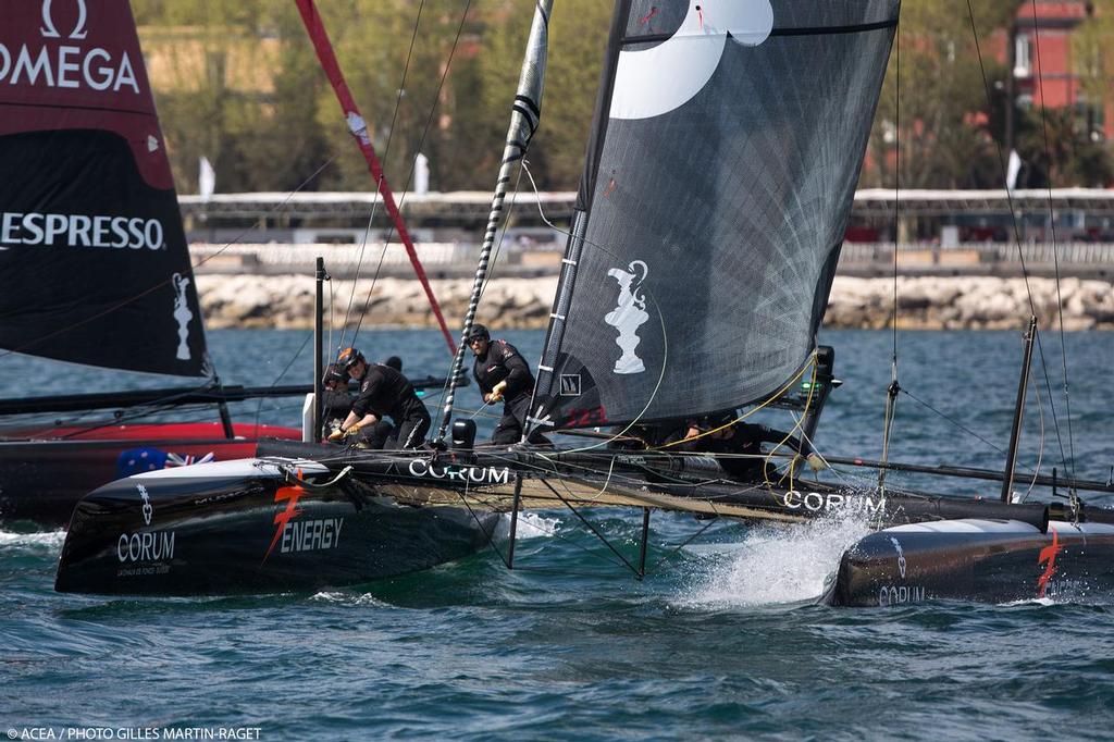 17/04/2013 - Napoli (ITA) - America's Cup World Series Naples 2013 - Official Training Day photo copyright ACEA - Photo Gilles Martin-Raget http://photo.americascup.com/ taken at  and featuring the  class