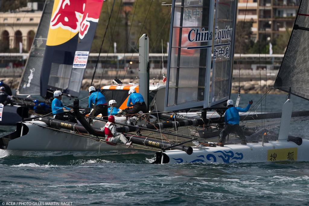 17/04/2013 - Napoli (ITA) - America's Cup World Series Naples 2013 - Official Training Day photo copyright ACEA - Photo Gilles Martin-Raget http://photo.americascup.com/ taken at  and featuring the  class