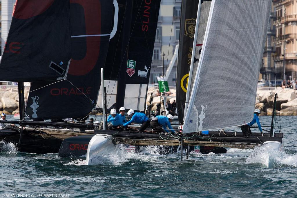 17/04/2013 - Napoli (ITA) - America's Cup World Series Naples 2013 - Official Training Day photo copyright ACEA - Photo Gilles Martin-Raget http://photo.americascup.com/ taken at  and featuring the  class