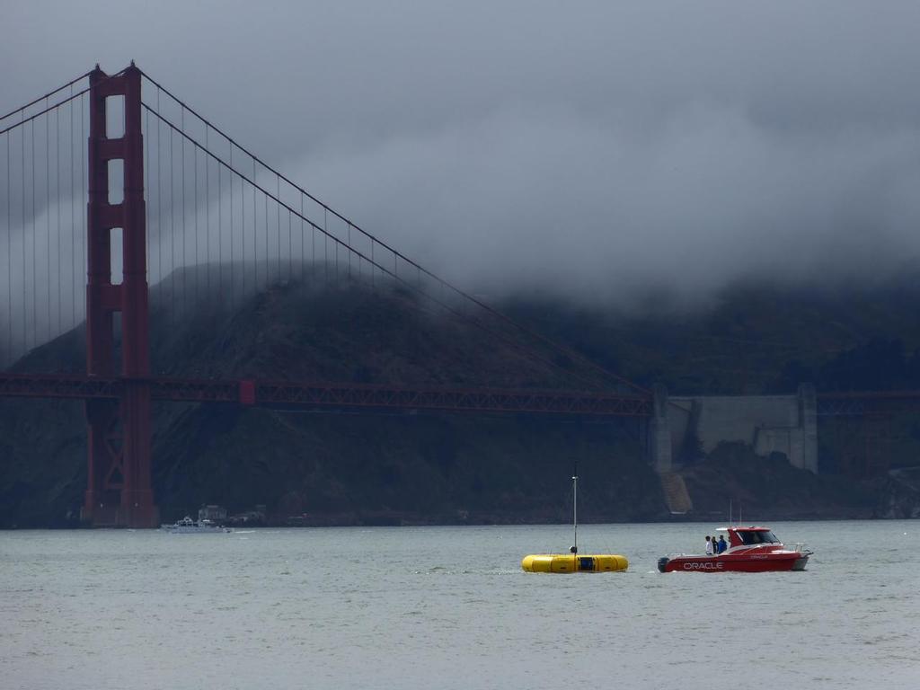 Inflatable mark being tested - San Francisco photo copyright John Navas  taken at  and featuring the  class