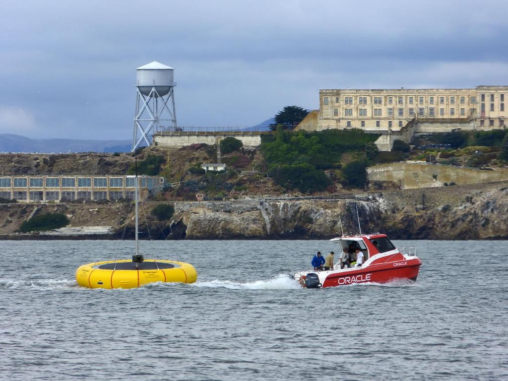 Inflatable mark being tested - San Francisco photo copyright John Navas  taken at  and featuring the  class