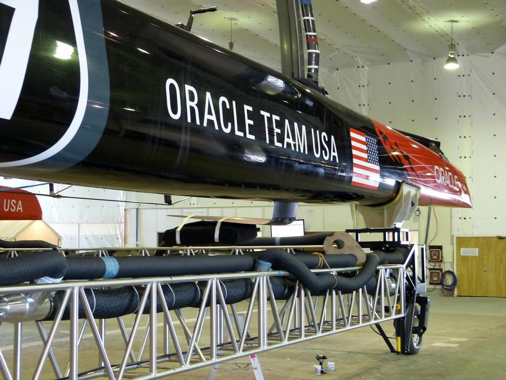 P1030943 - Oracle Team USA - Media Tour July 3, 2013 photo copyright John Navas  taken at  and featuring the  class