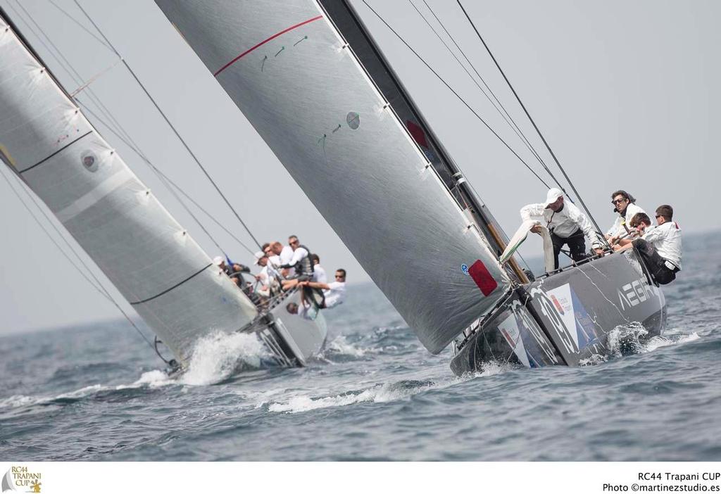 RC44 Trapani 2013 Day 2 - Aegir Racing (GBR22) photo copyright RC44 Class/MartinezStudio.es taken at  and featuring the  class