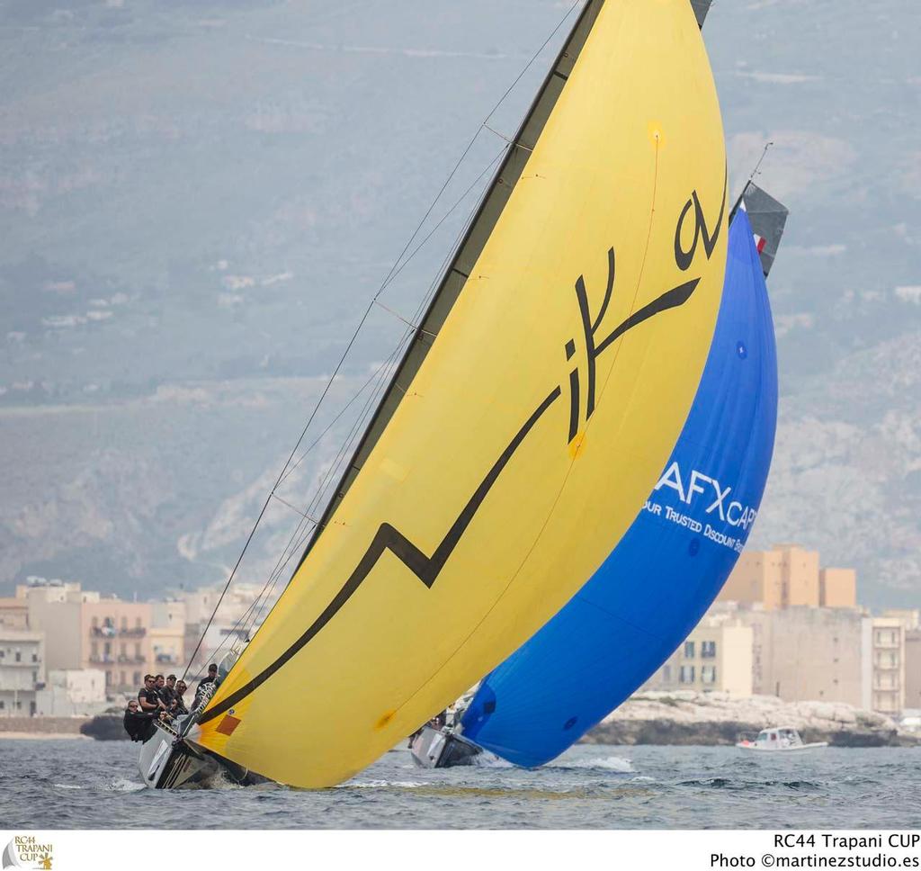 RC44 Trapani 2013 Day 2 - Team Nika and Team Italia © RC44 Class/MartinezStudio.es