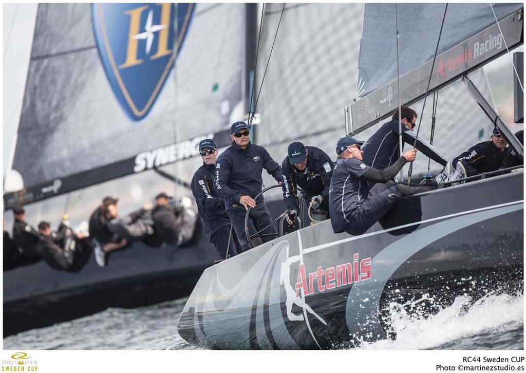 RC44 Sweden Cup - Torbjorn Tornqvist at the helm of Artemis Racing © MartinezStudio.es http://www.rc44.com