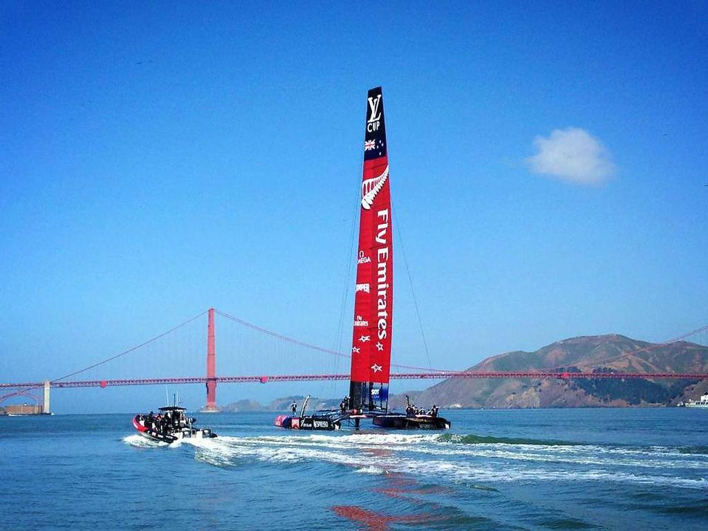 Emirates Team New Zealand, San Francisco May 23, 2013 © Chris Cameron/ETNZ http://www.chriscameron.co.nz