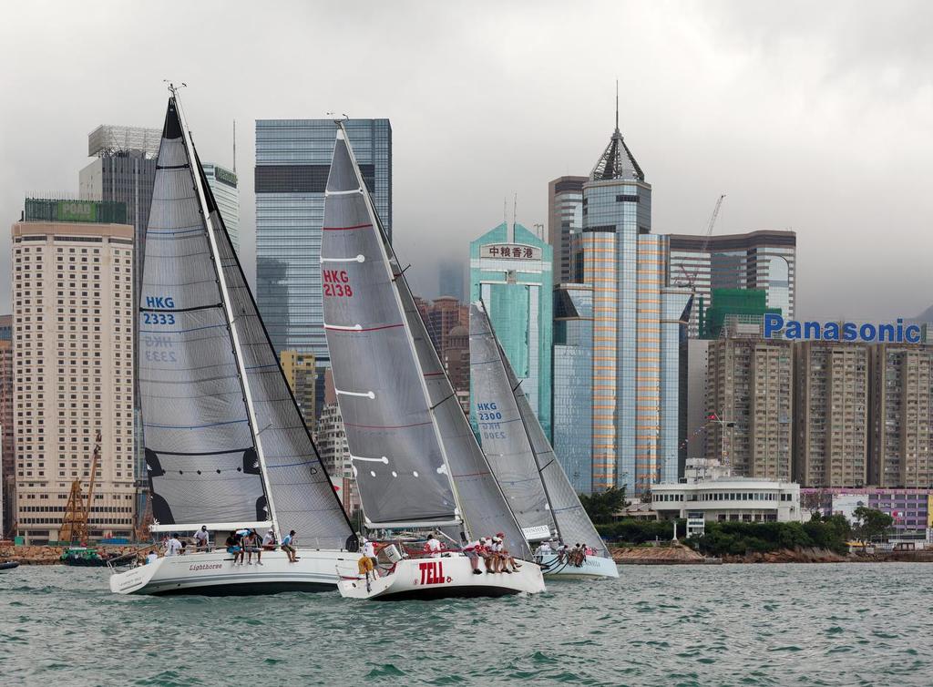 RHKYC Spring Regatta 2013 - Big Boats start in front of the Clubhouse ©  RHKYC/Guy Nowell http://www.guynowell.com/