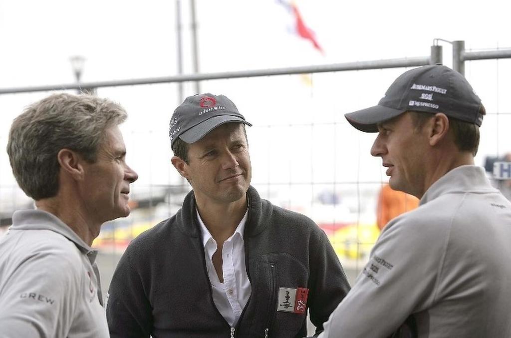 Grant Simmer (left) won two America&rsquo;s Cups as design co-ordinator for Alinghi photo copyright Louis Vuitton taken at  and featuring the  class