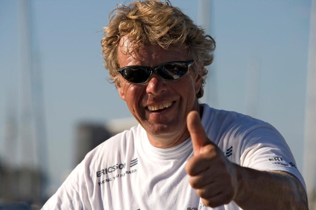 Magnus Olsson - Team SCA's coach who died after suffering a stroke before the start of the 2014-15 Volvo Ocean Race photo copyright  Oskar Kihlborg / Volvo Ocean Race taken at  and featuring the  class