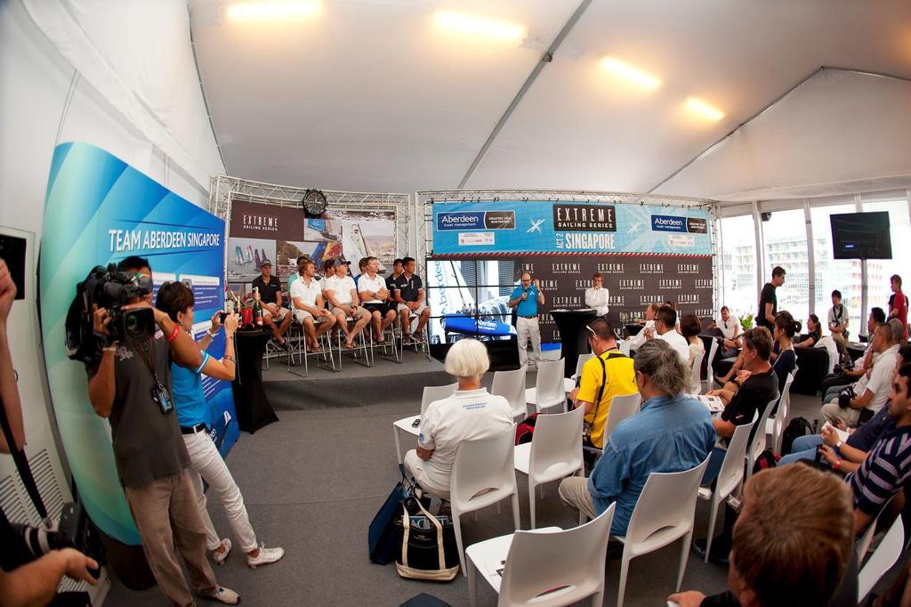 Extreme Sailing Series 2013, Act 2, Singapore © Guy Nowell http://www.guynowell.com