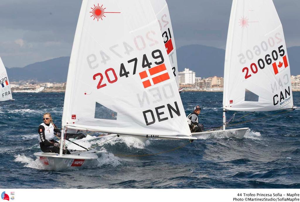44 Trofeo Princesa Sofia Medal Race,day 6 - Laser Radial; DEN; DEN-204749; 4; Anne-Marie Rindom; Laser Radial; CAN; CAN-200605; 8; Isabella Bertold photo copyright MartinezStudio.es taken at  and featuring the  class