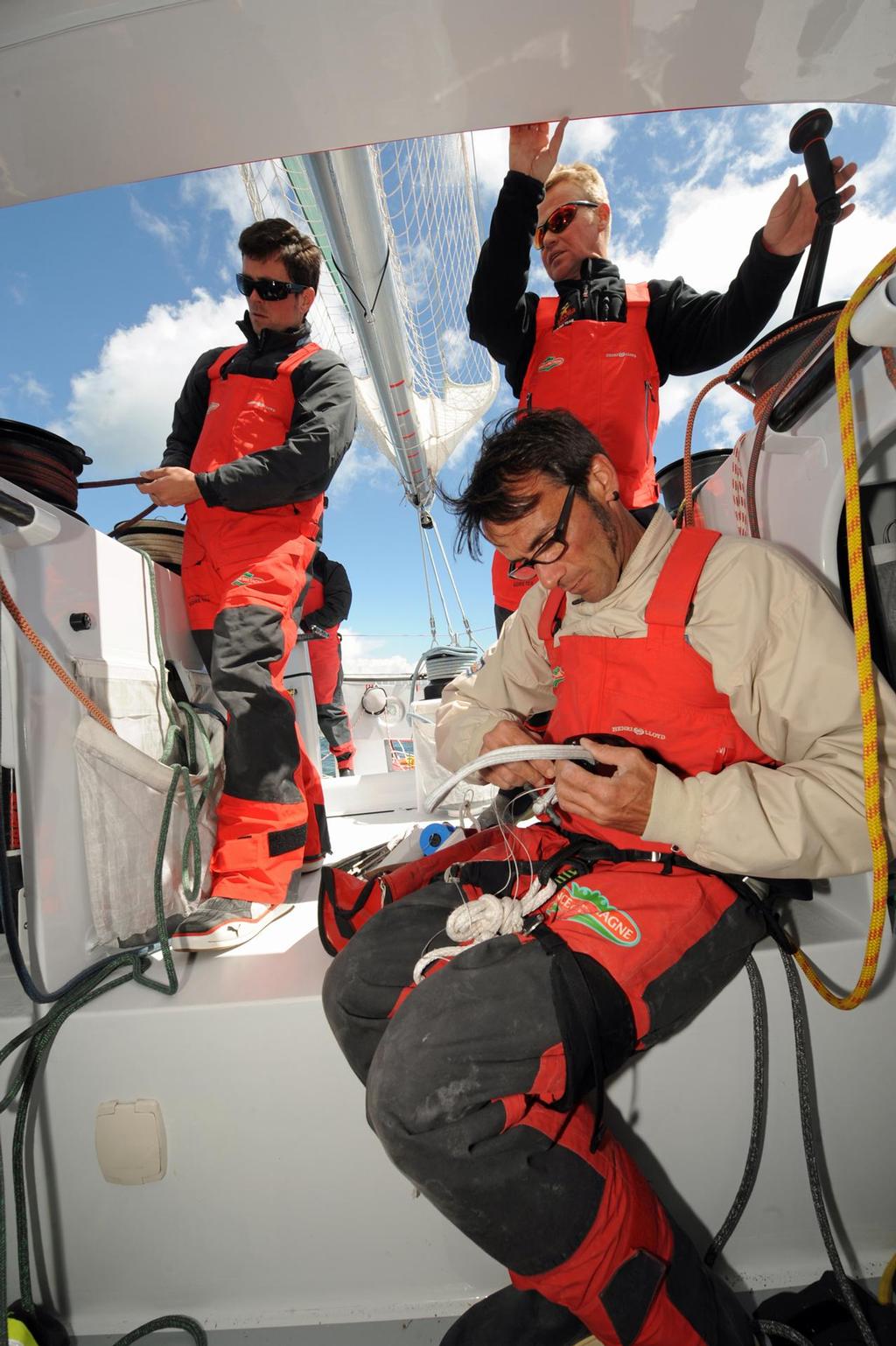 Navigation sur le Maxi80 Prince de Bretagne - 2013 Route des Princes photo copyright  Marcel Mochet taken at  and featuring the  class