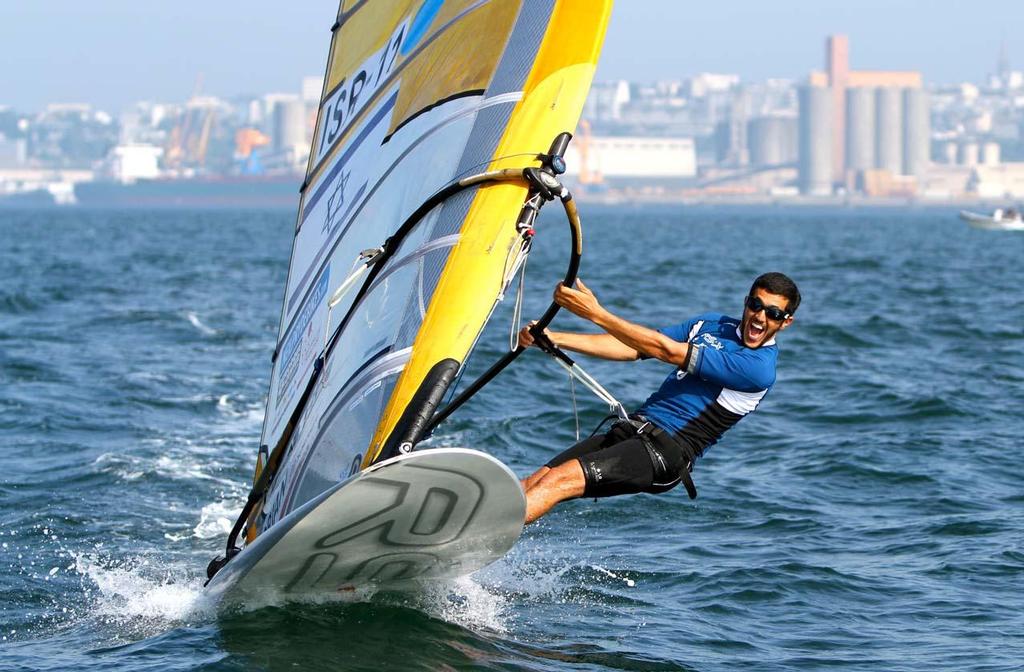 Shahar ZUBARI (ISR) - Silver medal RS:X Men European Championship 2013 © Vincenzo Baglione http://www.albaria.com/