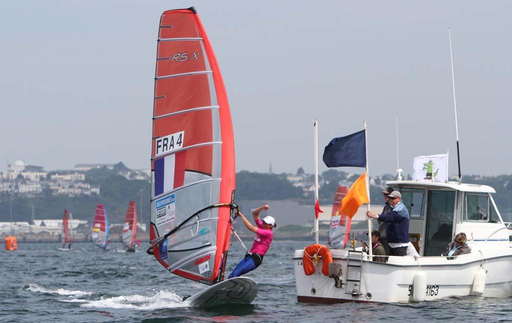 Charline PICON (FR) - Gold Medal RS:X European Championship 2013 © Vincenzo Baglione http://www.albaria.com/