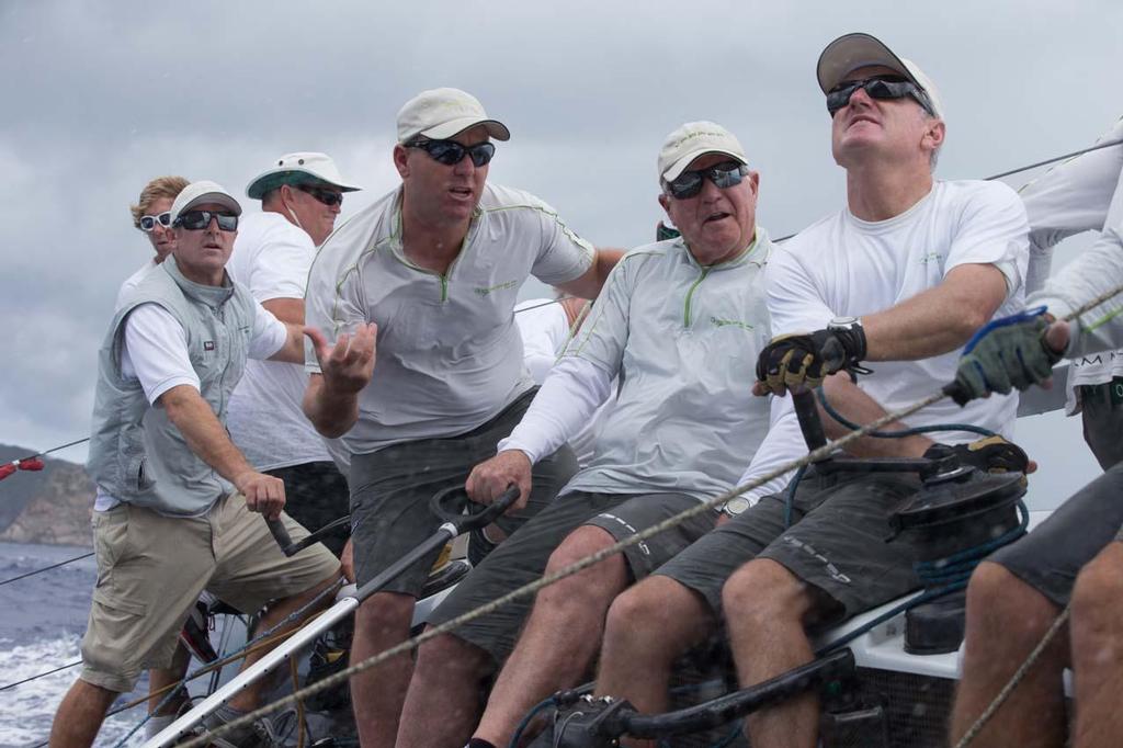 Jim Swartz, Godfather of the 2013 edition of Les Voiles de Saint Barth and owner of Vesper photo copyright Christophe Jouany / Les Voiles de St. Barth http://www.lesvoilesdesaintbarth.com/ taken at  and featuring the  class