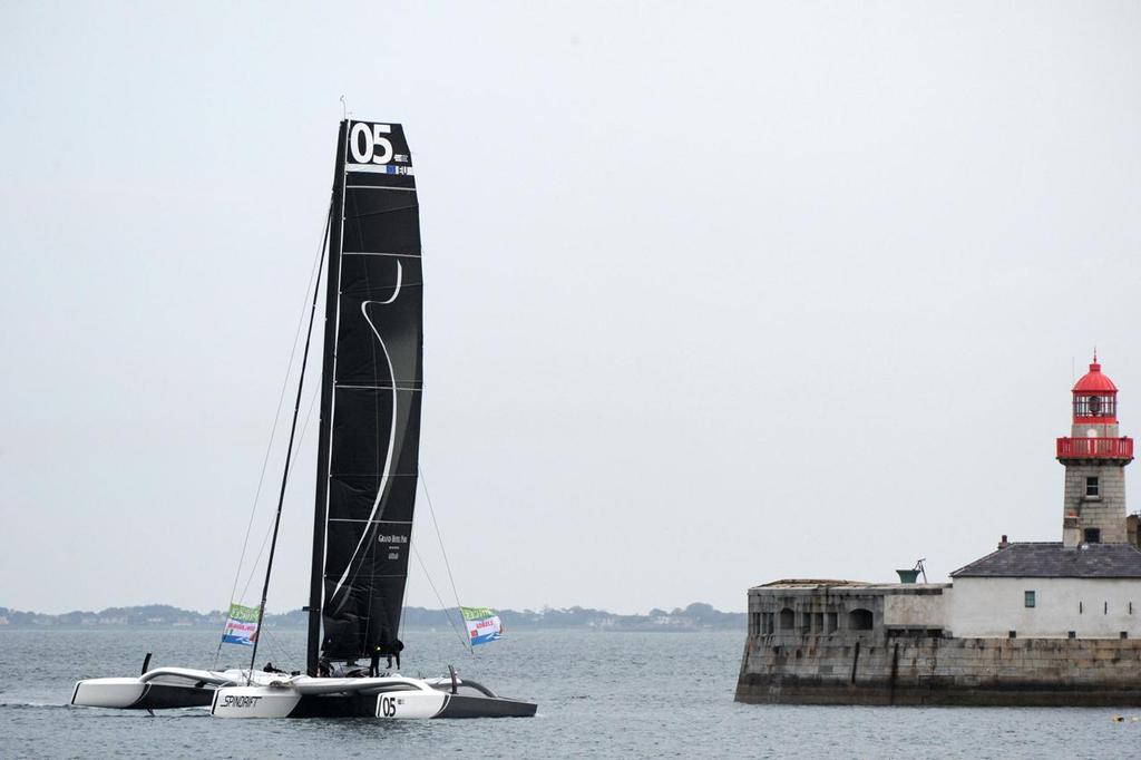 Spindrift during leg 2 of the 2013 Route des Princes ©  Dominique Le Roux