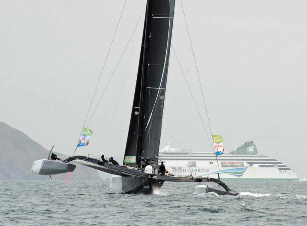 Spindrift during leg 2 of the 2013 Route des Princes ©  Marcel Mochet