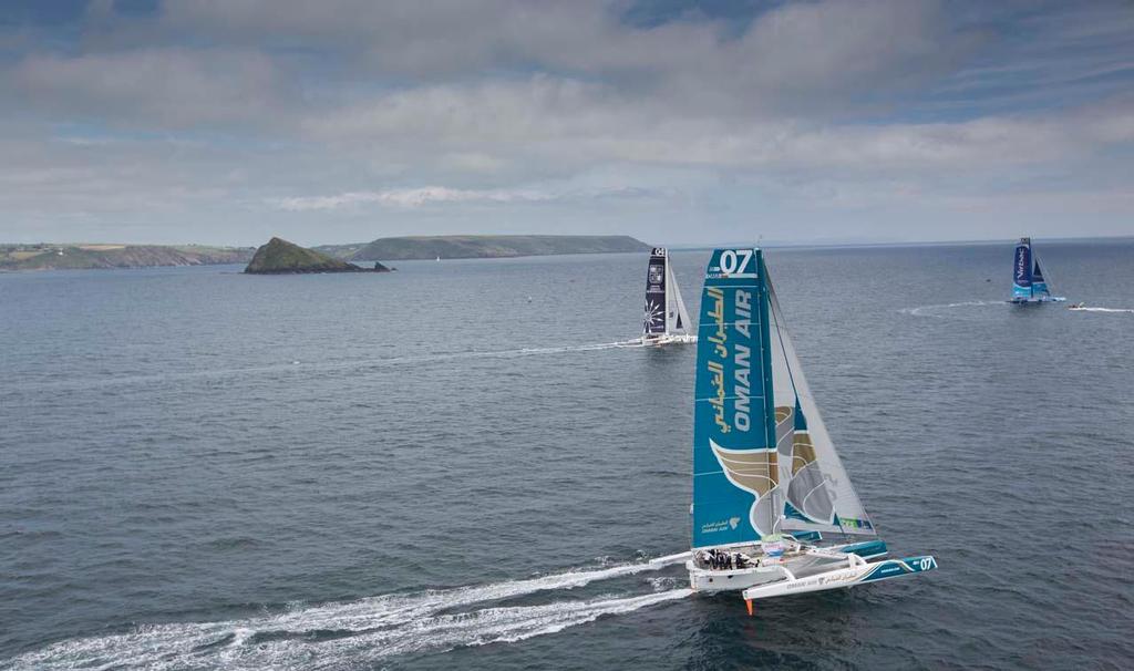 La Route des Princess 2013 - Oman Air - Musandam in action during the InPort race today, close to the city of Plymouth photo copyright Lloyd Images http://lloydimagesgallery.photoshelter.com/ taken at  and featuring the  class