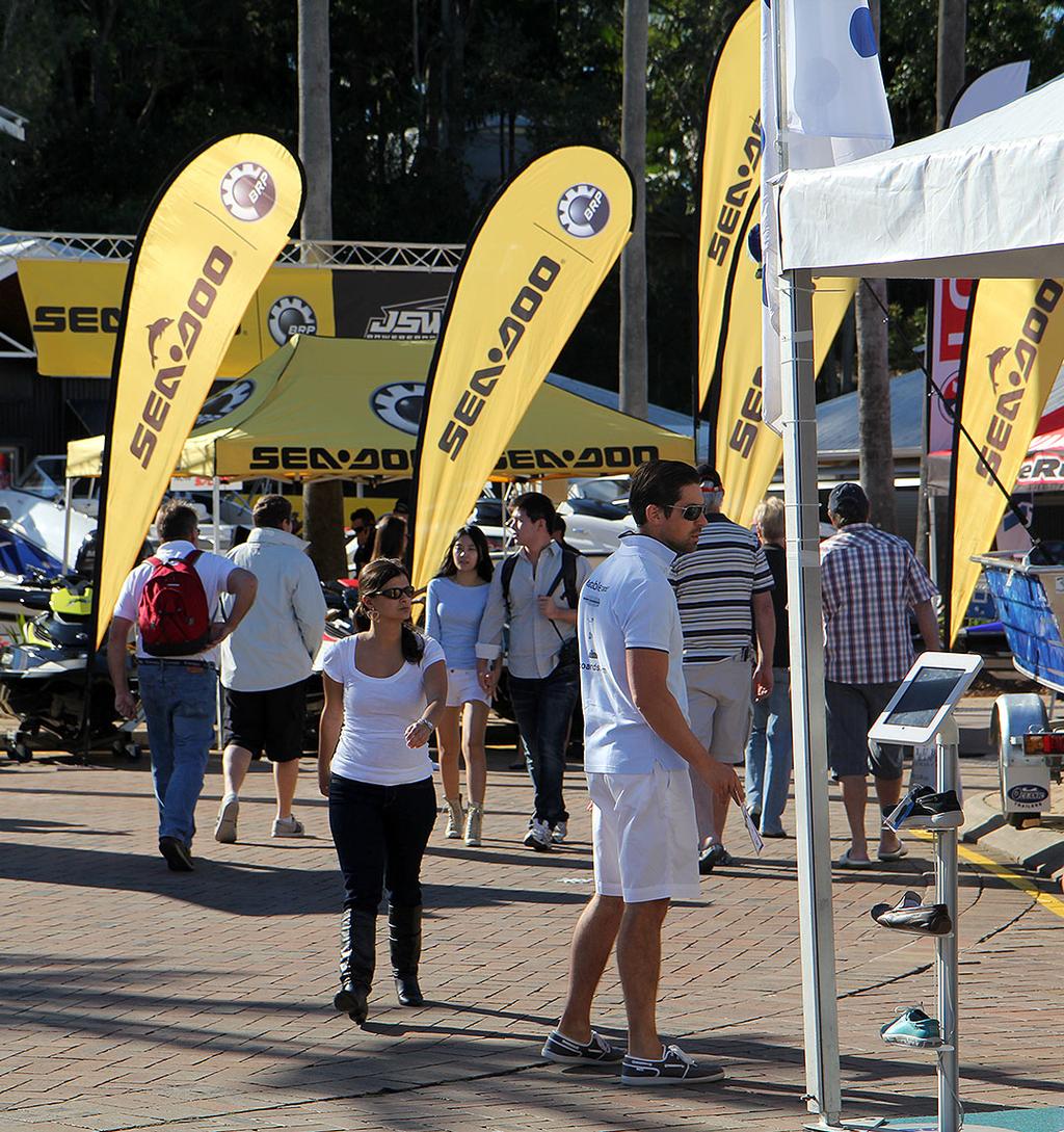 sanctuary cove international boat crowd shot 2 2013 lr - Sanctuary Cove International Boat Show 2013 photo copyright William Burton taken at  and featuring the  class