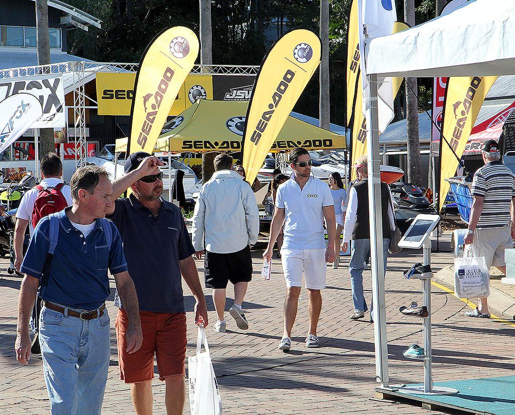 sanctuary cove international boat crowd shot 3 2013 lr - Sanctuary Cove International Boat Show 2013 photo copyright William Burton taken at  and featuring the  class