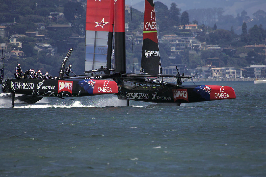 ETNZ looking stylish and fast - America's Cup photo copyright Chuck Lantz http://www.ChuckLantz.com taken at  and featuring the  class