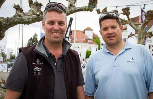 Eberhard Magg and Harald Thierer organisers of Match Race Germany  © Brian Carlin