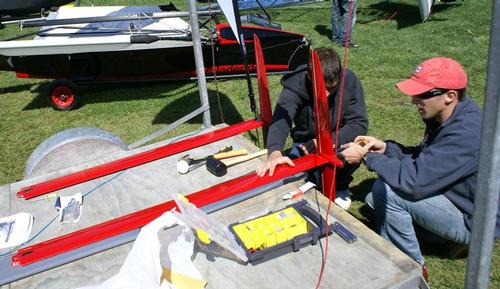 Similar rules are written in the AC72  Class Rule for the Rudder and Daggerboard and if that were not the case then variants of these T-Foils with adjustable winglets - controlled with a centre rod would have been used instead of daggerboards.  © Richard Gladwell www.photosport.co.nz