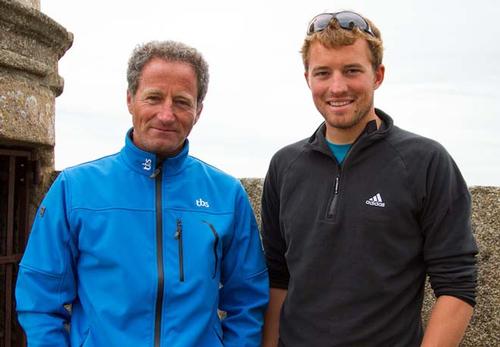 Goodchild and Michel Desjoyeaux ©  Brian Carlin / AOA http://www.artemisoffshoreacademy.com/