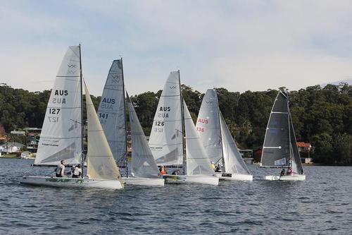 Start of the final race - VXOne Mid Winters - Lake Macquarie, NSW © Andrew York