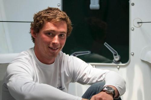 Jack Bouttell, skipper du Figaro Artemis 77 - Solitaire du Figaro-Eric Bompard cachemire 2013 - Bordeaux le 27/05/2013 © Alexis Courcoux