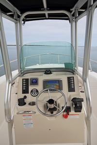 The centre console has plenty of room for all your electronics. photo copyright Jarrod Day taken at  and featuring the  class