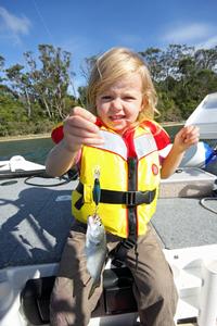 Trolling can be very successful for kids and will yeild a good catch of fish. photo copyright Jarrod Day taken at  and featuring the  class