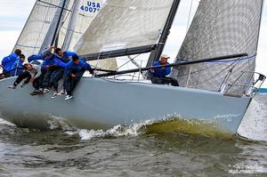 Vasco Vascotto served as tactician aboard Enfant Terrible, which won four races and placed second in three others. - Farr 40 East Coast Championship photo copyright Sara Proctor http://www.sailfastphotography.com taken at  and featuring the  class