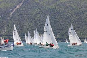 2013 European Yngling Springtime Championships photo copyright  Elena Giolai/Fraglia Vela Riva taken at  and featuring the  class