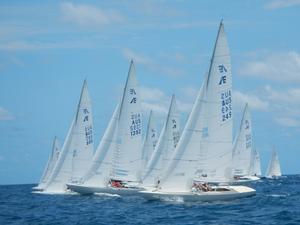 2012 QLD States Etchells Fleet off the Gold Coast Shoreline photo copyright Southport Yacht Club http://www.southportyachtclub.com.au taken at  and featuring the  class