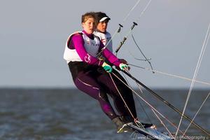 2013 Delta Lloyd Regatta - 49er FX photo copyright Thom Touw http://www.thomtouw.com taken at  and featuring the  class