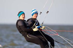 2013 Delta Lloyd Regatta - 49er FX photo copyright Thom Touw http://www.thomtouw.com taken at  and featuring the  class