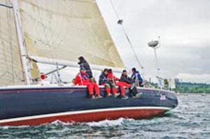 J/160 in the 2013 Swiftsure Race photo copyright Randy Beveridge taken at  and featuring the  class