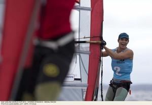 2013 ISAF Sailing World Cup: Medal Races, Women&rsquo;s R:SX Bryony Shaw photo copyright  Jean-Marie Liot /DPPI/FFV taken at  and featuring the  class