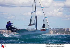 49er: FX ESP ESP-1094 10 Silvia Roca Luc Reyes - 44th Trofeo Princesa Sofia Mapfre photo copyright Jesus Renedo / Sofia Mapfre http://www.sailingstock.com taken at  and featuring the  class